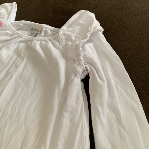 Naartjie Kids Vintage White Long Sleeve Dress 🌺 Size Small (4 years old) - Picture 6 of 6